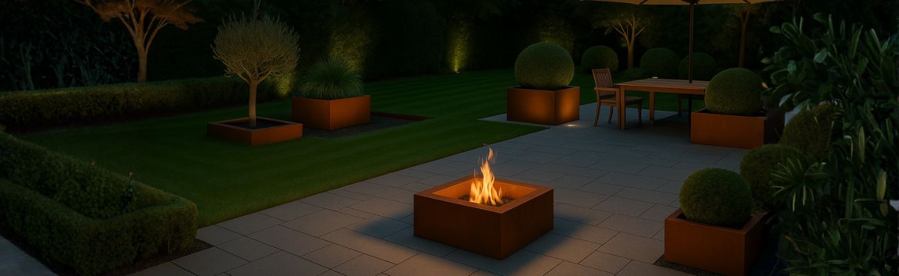 Hoe creëer je een moderne cortenstalen look in je tuin