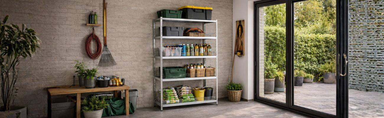 Opbergrekken en stellingkasten kiezen: complete gids voor 2026