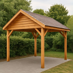 Houten carports