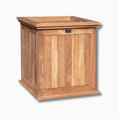 Houten plantenbakken