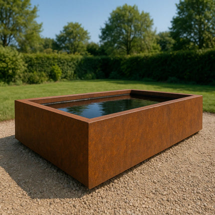 Geroba Estani vijver cortenstaal 250x125x60cm 206kg