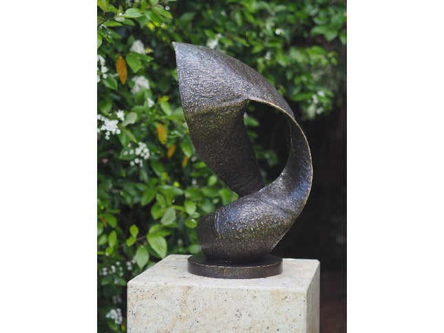 Bronzen beeld Moderne sculptuur "Wave" 55x27x33cm