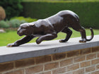 Bronzen beeld Luipaard 92 cm 30x19x90cm