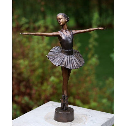 Bronzen beeld Ballerina 32x9x29cm