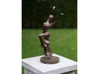 Bronzen beeld Dansend meisje 32x11x11cm