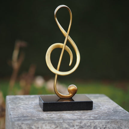 Bronzen beeld Solsleutel 23x7x11cm