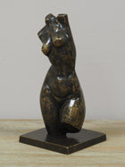 Bronzen beeld Kleine vrouwen torso 27x14x14cm