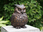 Bronzen beeld Uil 24x16x18cm