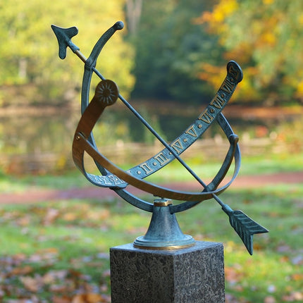 Bronzen Zonnewijzer 35x45x30cm