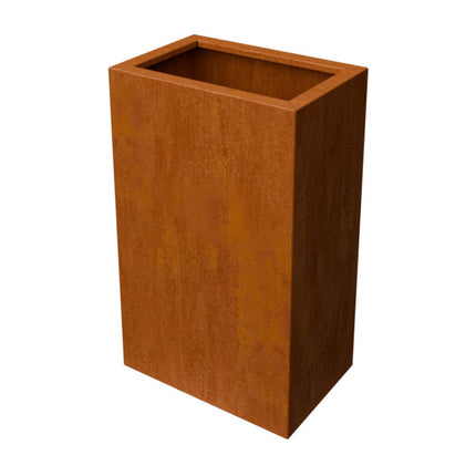 Geroba Artesa cortenstalen plantenbak Rechthoek 60x40x100cm 39kg