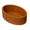 Geroba Ovalu cortenstalen plantenbak 120x80x40 cm 49kg
