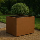 Geroba Artesa cortenstalen plantenbak vierkant 80x80x60cm 44kg
