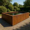 Estanque de acero corten 300x200x60cm 319kg