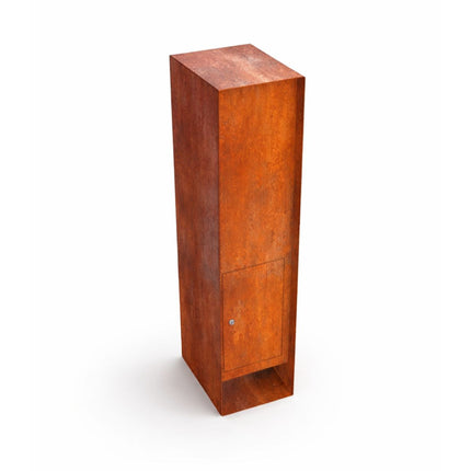 Buzón de paquetes Geroba Pakun de acero corten