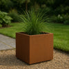 Geroba Quadra cortenstalen plantenbak vierkant 50x50x50cm 22kg