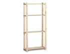 Practo Houten opbergrek 175x80x30 cm – 4 legborden