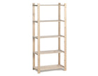 Practo Houten opbergrek 175x80x40 cm – 5 legborden
