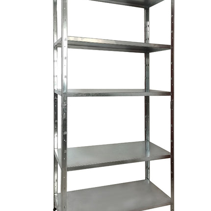 Practo Metalen Rek 200x100x50cm – 5 legborden – Galva