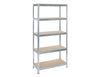 Practo Metalen Rek Heavy Duty 180x90x50 cm – 5 legborden – Grijs