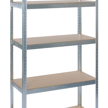 Practo Metalen Rek Heavy Duty 200x100x50 cm – 5 legborden – Grijs