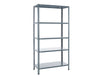Practo Metalen opbergrek 180x90x40 cm – 5 legborden – Grijs