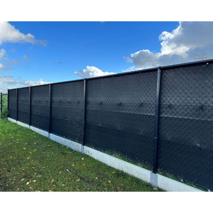 Practo Zichtdoek 95% 2500x180 cm - zwart