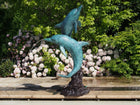 Bronzen beeld 2 Dolfijnen 160x50x90cm 48kg - Doika - Bronzen beeld - Doika - 5410807287927 - B28792