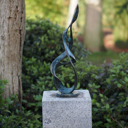 Bronzen beeld Abstract sculptuur 49x12x15cm - Doika - Bronzen beeld - Doika - 5410807028551 - AN2855BR-VI