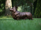 Bronzen beeld Corgi 44x28x62cm - Doika - Bronzen beeld - Doika - 5410807588321 - B58832