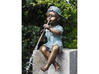 Bronzen beeld Jongen met fluit 49x18x25cm - Doika - Bronzen beeld - Doika - 5410807013915 - AN1391BRW-V-F