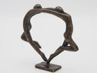 Bronzen beeld Klein modern danspaar 10x3x13cm - Doika - Bronzen beeld - Doika - 5410807028315 - AN2831BR-BI