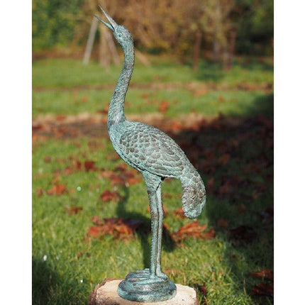 Bronzen beeld Kleine kraanvogel 61x11x65cm - Doika - Bronzen beeld - Doika - 5410807011799 - AN1179BR-V