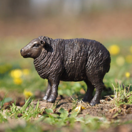 Bronzen beeld Liggend schaap 9x6x13cm - Doika - Bronzen beeld - Doika - 5410807014578 - BS1457B