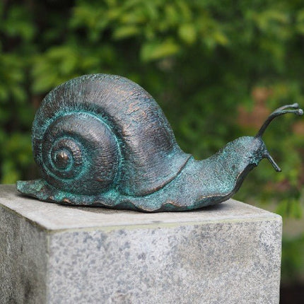 Bronzen beeld Slak 17x14x36cm - Doika - Bronzen beeld - Doika - 5410807004135 - AN0413BR-V