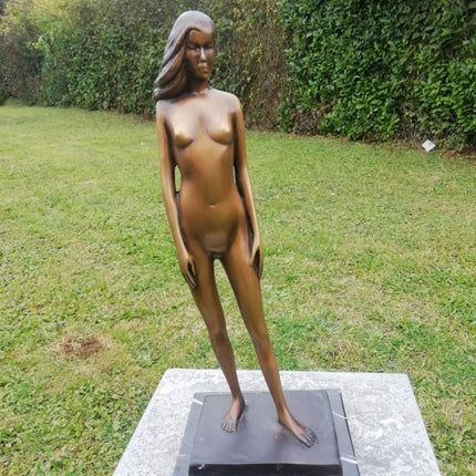 Bronzen beeld Staand 34x12x14cm - Doika - Bronzen beeld - Doika - 5410807610220 - BS61022