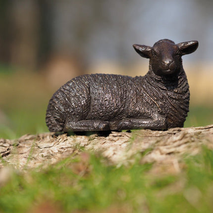 Bronzen beeld Staand schaap 7x5x10cm - Doika - Bronzen beeld - Doika - 5410807014585 - BS1458B