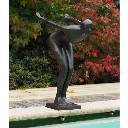 Bronzen beeld Zwemmer Frederick 113x44x68cm - Doika - Bronzen beeld - Doika - 5410807013489 - AN1348BR-B
