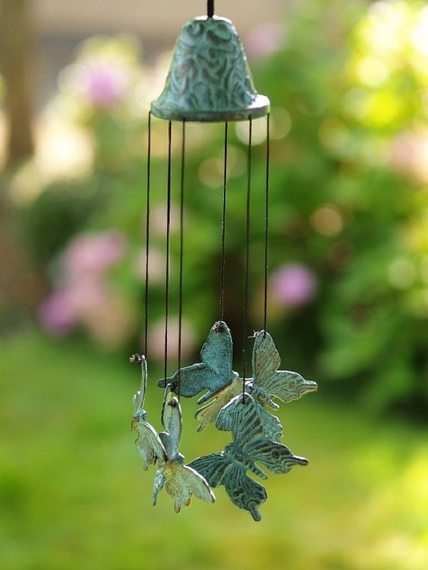 Bronzen Windgong met vlinders 30x9x9cm - Doika - Windgong - Doika - 5410807068076 - WC6807V