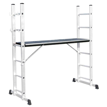 Escalo Combinatie Stelling-Ladder Multi+ 2X6TR - Doika - Ladders en Stellingen - Practo Home - 5414045997174 - L717