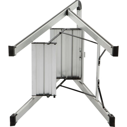 Escalo Trapladder Aluminium Space 2 Treden - Doika - Ladders en Stellingen - Escalo - 5414045038266 - L252