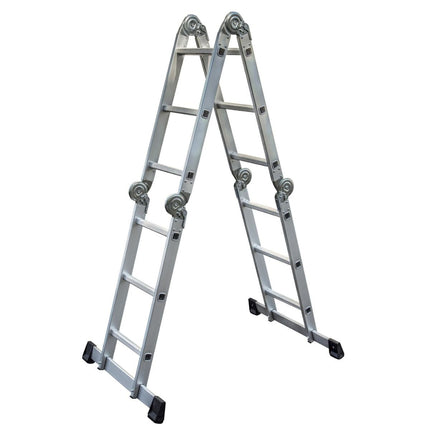 Escalo Vouwladder Multifold 4-IN-1 + Platform - Doika - Ladders en Stellingen - Practo Home - 5414045026454 - LPS12PI
