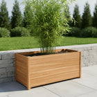 Langwerpige Hardhouten plantenbak met poten 120x50x55 cm - Doika - Plantenbak - Geroba -  - ARRELH3
