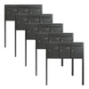Practo Garden brievenbusunits 3 delig vrijstaand | Set van 5 stuks - Doika - Brievenbusunit - Practo Garden -  - 5 stuks van B603SAN