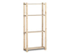 Practo Houten opbergrek 175x80x30 cm – 4 legborden - Doika - Opbergrekken - Practo Home -  - H203