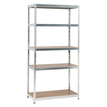 Practo Metalen opbergrek 200x100x50 cm – 5 legborden – Galva - Doika - Opbergrekken - Practo Home -  - M848