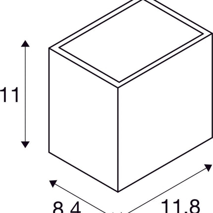 SLV Buitenlamp SITRA S IP65 Roest - Doika - Buitenverlichting - SLV - 4024163252478 - 1005150