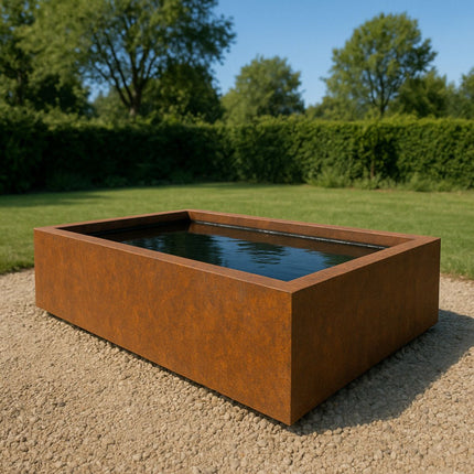 Vijver cortenstaal 250x125x60cm 206kg - Doika - Vijver - Geroba -  - EstaniAC3