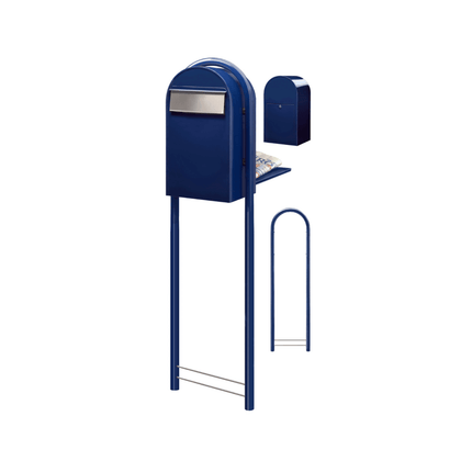 Bobi Grande B RAL 5003 donkerblauw - Doika - Brievenbus - Bobi - 6417237034243 - 01.01.10.10 donkerblauw RAL5003