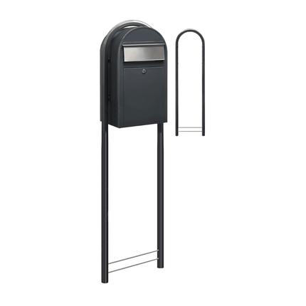 Bobi Grande RAL 7016 donkergrijs - Doika - Brievenbus - Bobi - 6417237033147 - 01.01.02.55 donkergrijs RAL7016