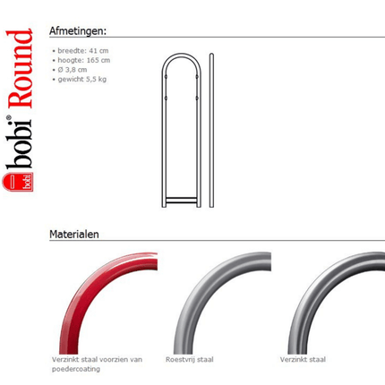 Brievenbusstatief Bobi Rond zwartblauw - Doika - Brievenbuspalen - Bobi - 6417237004208 - 01.02.01.11 zwartblauw RAL5004